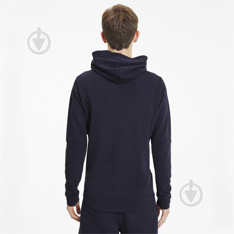 Джемпер Puma teamFINAL 21 Casuals Hoody 65649206 р. L синий - фото 4