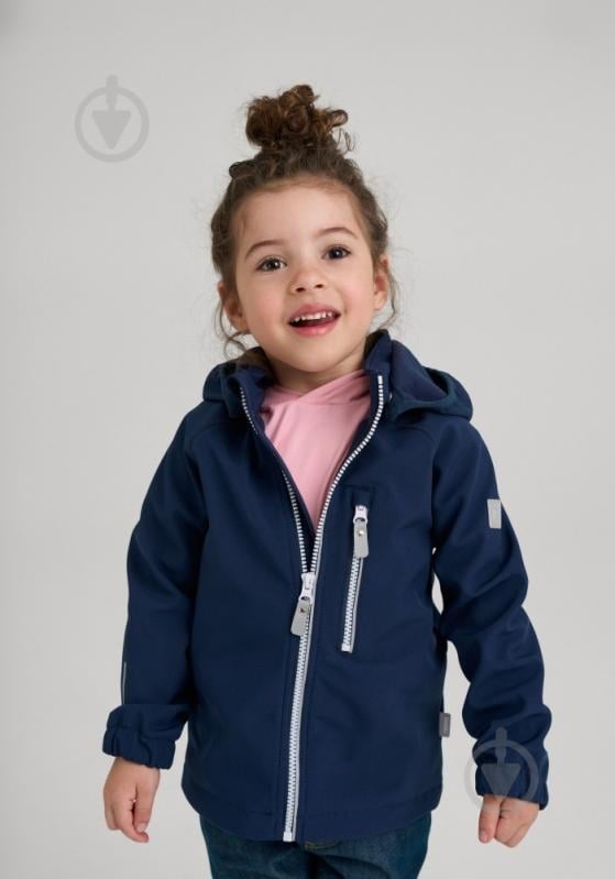 Куртка Reima Softshell Vantti р.80 темно-синій 5100009A-6980 - фото 10