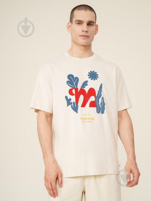 Футболка Outhorn TSHIRT M461 OTHSS23TTSHM461-11S р.M бежевий - фото 1