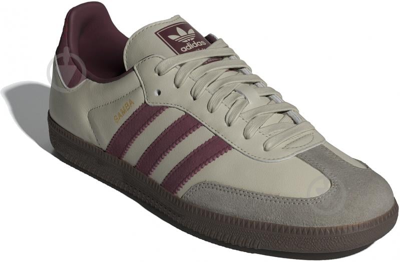 Кроссовки мужские демисезонные Adidas SAMBA OG ID1482 р.41 1/3 бежевые - фото 3