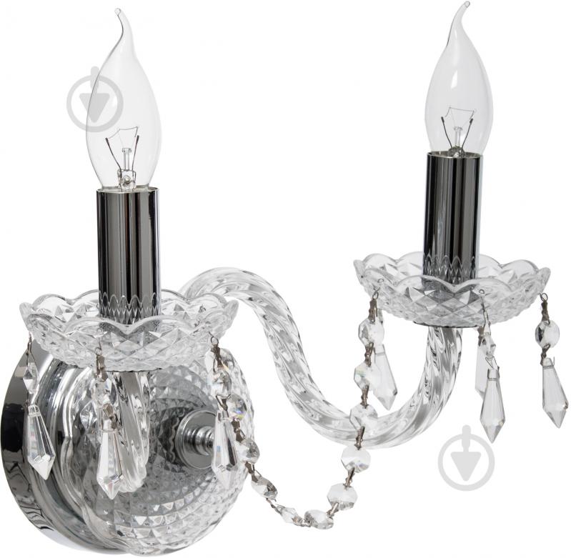 Бра Arte Lamp Merci 2x60 Вт E14 хром A2120AP-2CC - фото 2