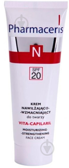 Крем для обличчя день-ніч Pharmaceris N Vita-Capilaril зволожуючий та зміцнюючий 50 мл - фото 1
