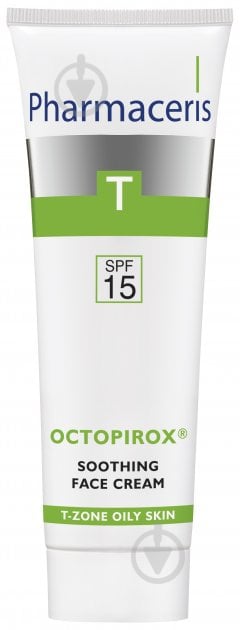 Крем для обличчя денний Pharmaceris T Octopirox SPF 15 заспокійливий 30 мл - фото 1