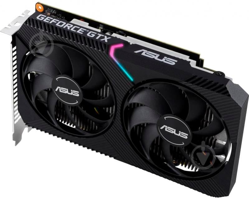 Відеокарта Asus GeForce GTX 1650 4GB GDDR6 128bit (DUAL-GTX1650-O4GD6-MINI) - фото 6