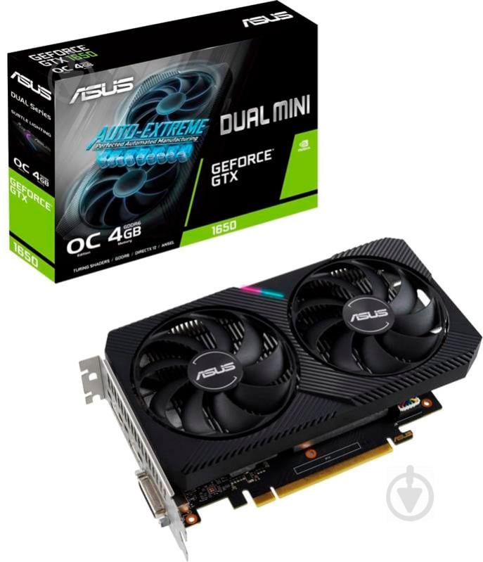 Відеокарта Asus GeForce GTX 1650 4GB GDDR6 128bit (DUAL-GTX1650-O4GD6-MINI) - фото 9