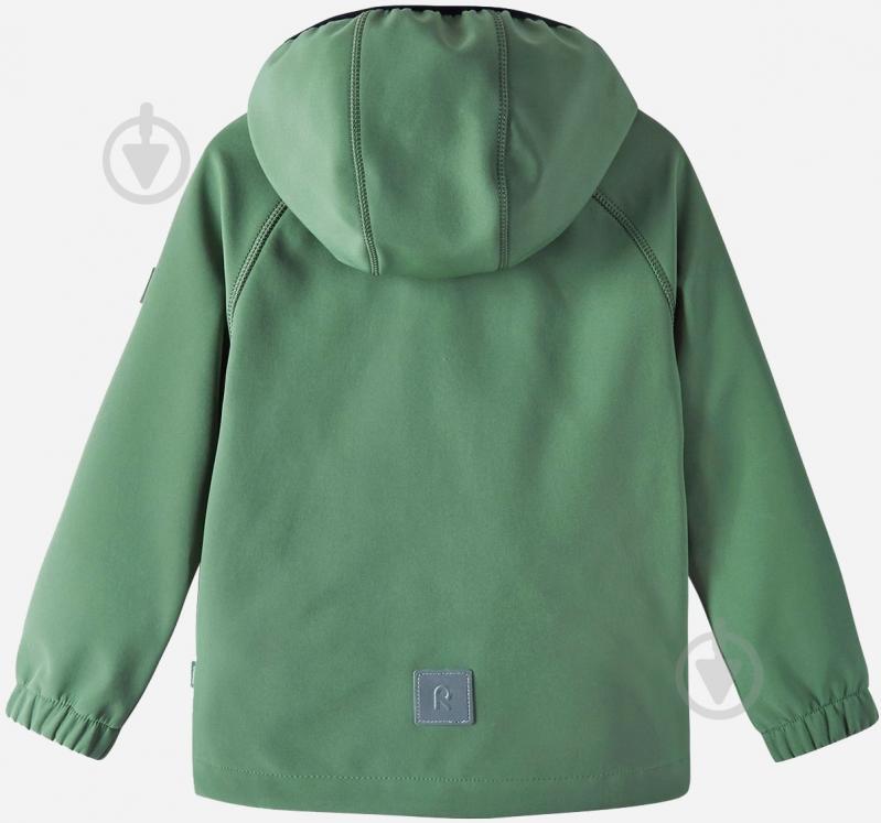 Куртка Reima Softshell Vantti р.80 зеленый 5100009A-8680 - фото 2