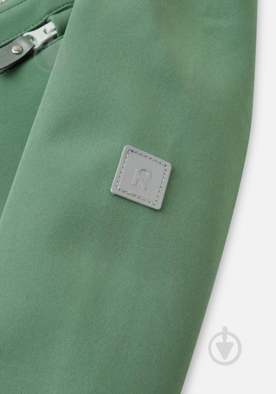 Куртка Reima Softshell Vantti р.80 зеленый 5100009A-8680 - фото 5