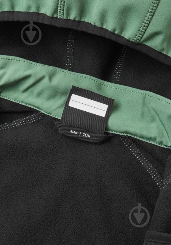 Куртка Reima Softshell Vantti р.80 зеленый 5100009A-8680 - фото 6