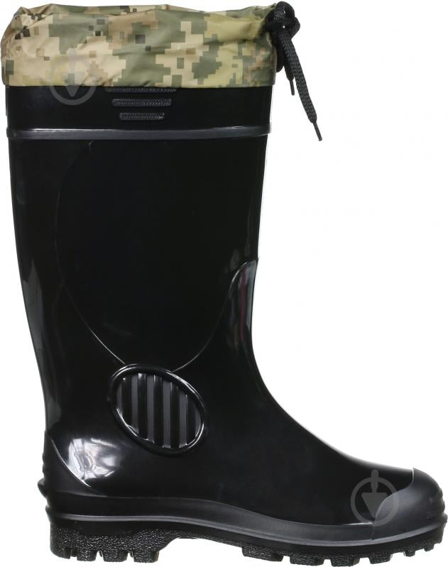 Сапоги резиновые Alisa Line А101 черный - фото 2 Сапоги резиновые Alisa Line А101 черный - фото 2