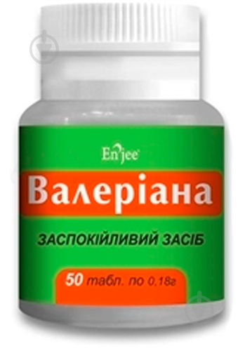 Валеріана по 0.18 г №50 у бан. таблетки - фото 1
