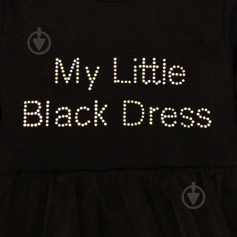 Боди для девочки Blanka Мое маленькое черное платье р.86 черный 12840 - фото 3