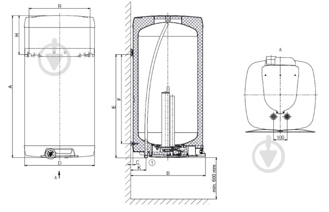 Бойлер Drazice OKHE 100 Smart - фото 3