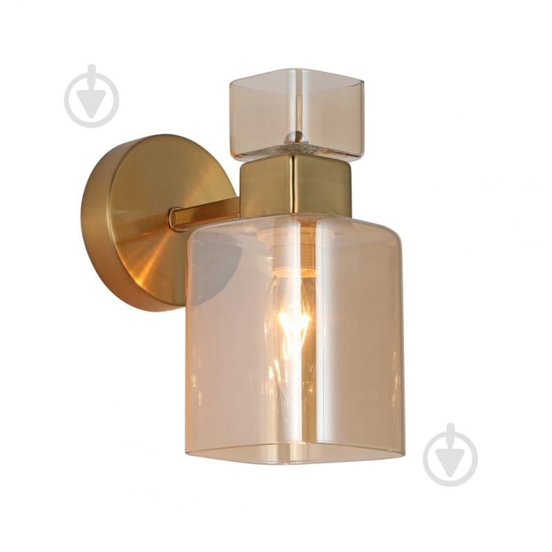 Бра ARDERO OLIVIA E14 янтарный прозрачный BL1110-2 - фото 1 Бра ARDERO OLIVIA E14 янтарный прозрачный BL1110-2 - фото 1