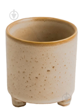 ᐉ Вазон керамический D&M DEPOT Hoof круглый 3,5 л бежевый (AAR6186NA ...