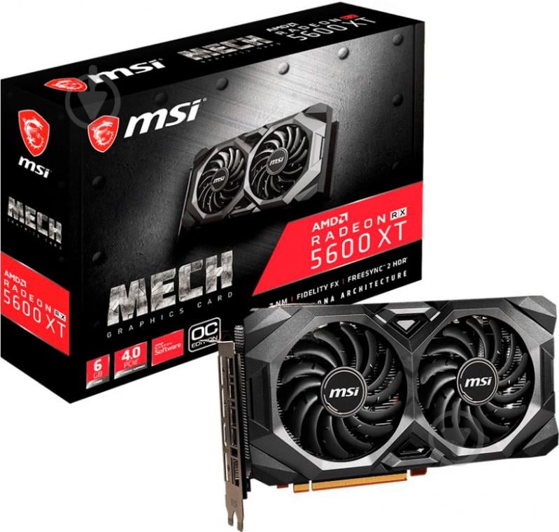 Видеокарта MSI RX 5500 XT Mech 6GB GDDR6 192bit (RX 5600 XT MECH) - фото 5