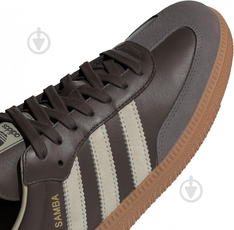 Кросівки чоловічі демісезонні Adidas SAMBA OG ID1481 р.41 1/3 коричневі - фото 6