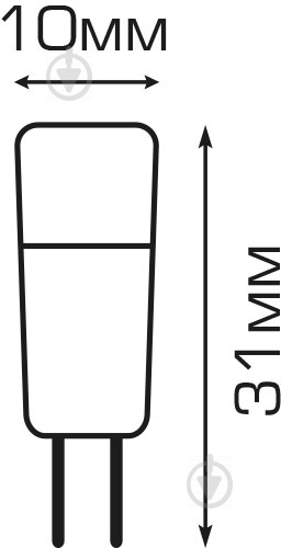 Лампа світлодіодна Estares 2 Вт капсульна прозора G4 12 В 4200 К - фото 3