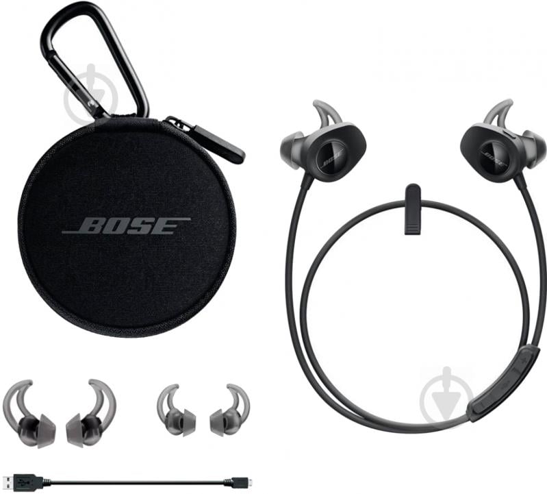 Наушники Bose SoundSport Wireless Headphones Citron black (761529-0010) - фото 6