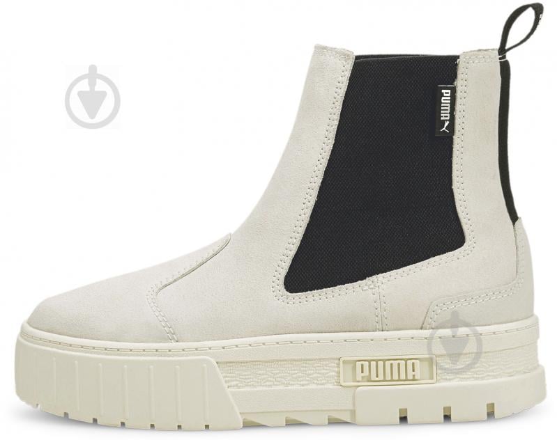 Кроссовки женские зимние Puma MAYZE CHELSEA SUEDE WN'S 38282902 р.38,5 бежевые - фото 1