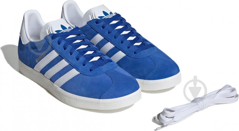 Кроссовки мужские демисезонные Adidas GAZELLE IG2093 р.41 1/3 синие - фото 10