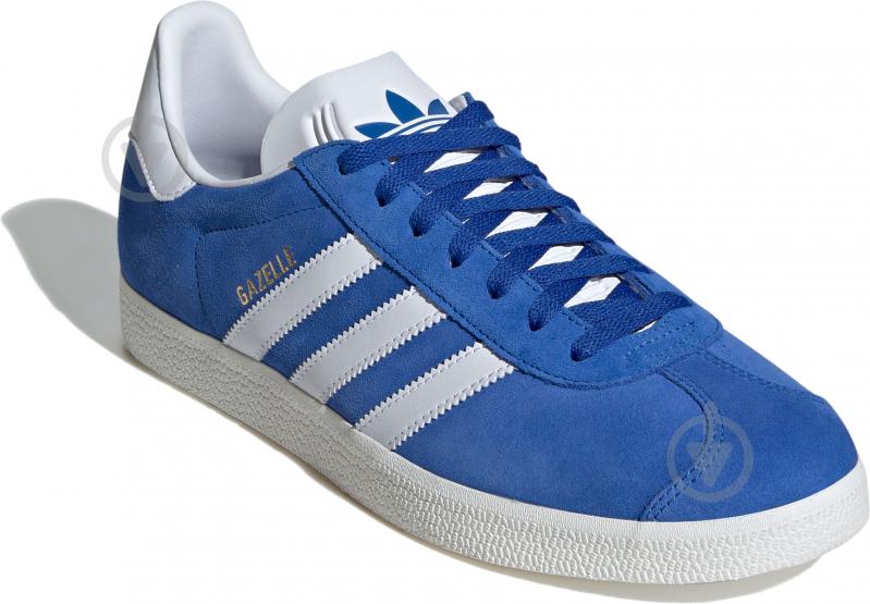 Кроссовки мужские демисезонные Adidas GAZELLE IG2093 р.41 1/3 синие - фото 3