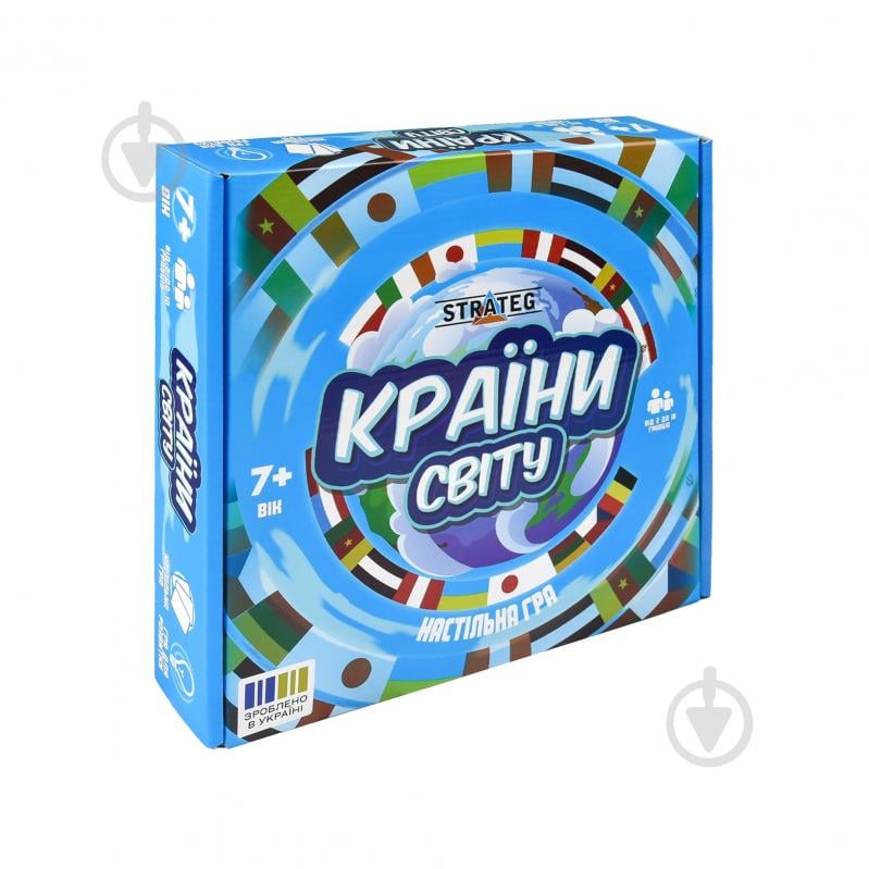 Игра настольная Strateg Страны мира 30952 - фото 1
