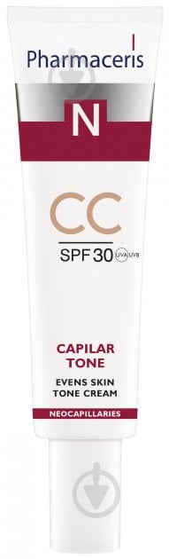 СС-крем Pharmaceris N Capilar-Tone SPF 30 для куперозной и гиперчувствительной кожи 40 мл - фото 1