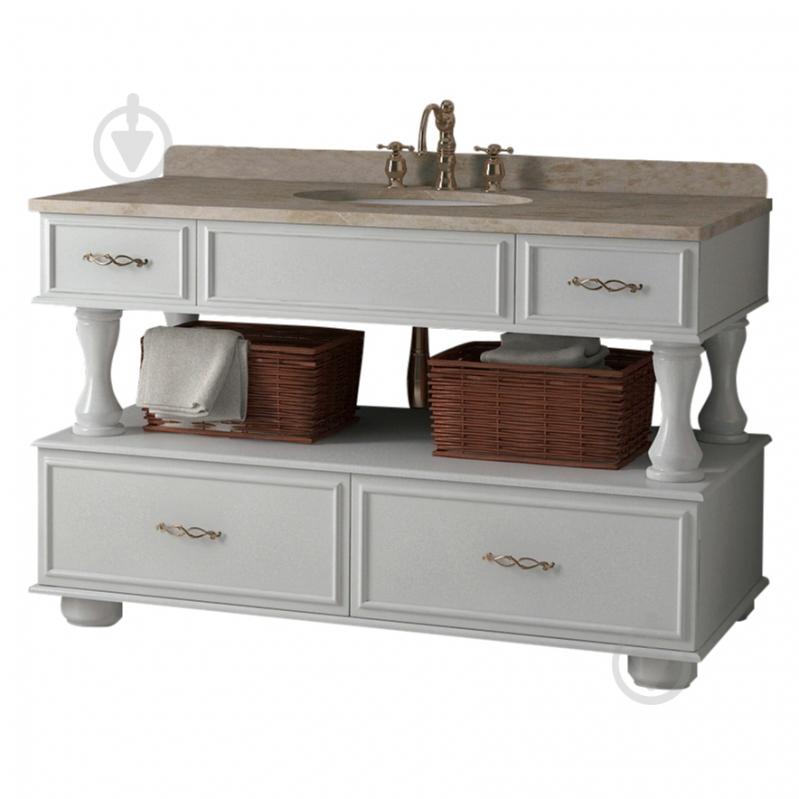 Тумба на ніжках Ваші Меблі Лагуна 120 біла - фото 1 Тумба на ніжках Ваші Меблі Лагуна 120 біла - фото 1