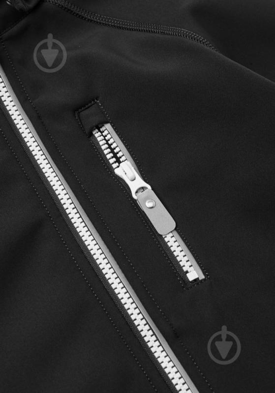 Куртка Reima Softshell Vantti р.80 чорний 5100009A-9990 - фото 4