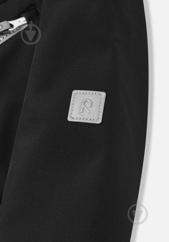 Куртка Reima Softshell Vantti р.80 чорний 5100009A-9990 - фото 6