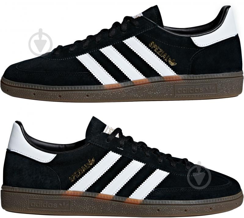 Кроссовки мужские демисезонные Adidas HANDBALL SPEZIAL DB3021 р.41 1/3 черные - фото 5