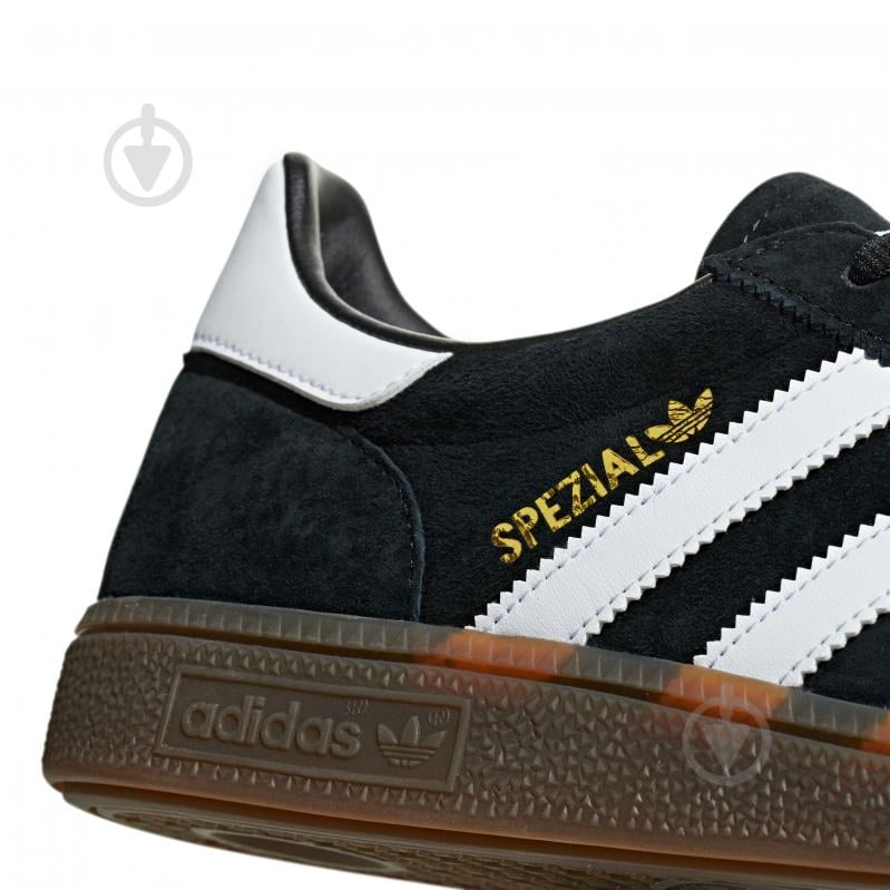 Кроссовки мужские демисезонные Adidas HANDBALL SPEZIAL DB3021 р.41 1/3 черные - фото 7