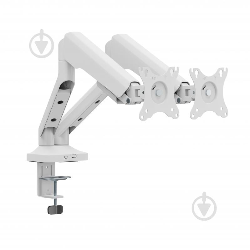 Кріплення OfficePro настільне для двох моніторів MA442W поворотно-похилі 17"-35" білий - фото 2 Кріплення OfficePro настільне для двох моніторів MA442W поворотно-похилі 17"-35" білий - фото 2