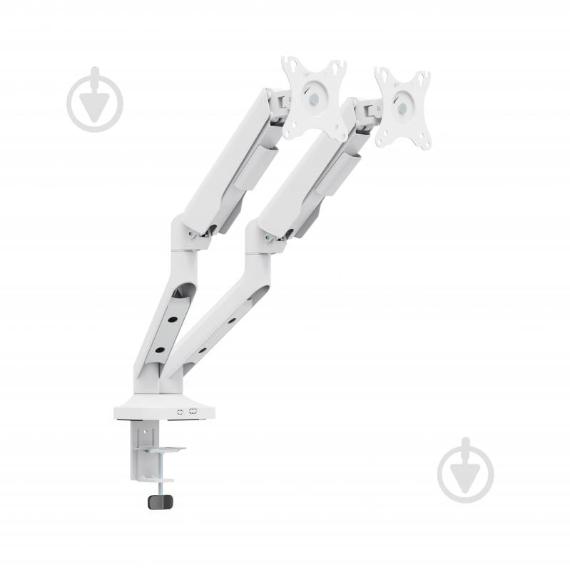 Кріплення OfficePro настільне для двох моніторів MA442W поворотно-похилі 17"-35" білий - фото 4 Кріплення OfficePro настільне для двох моніторів MA442W поворотно-похилі 17"-35" білий - фото 4