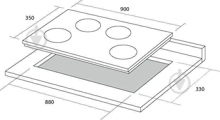 Варочная поверхность электрическая Pyramida VCH 900/R - фото 11