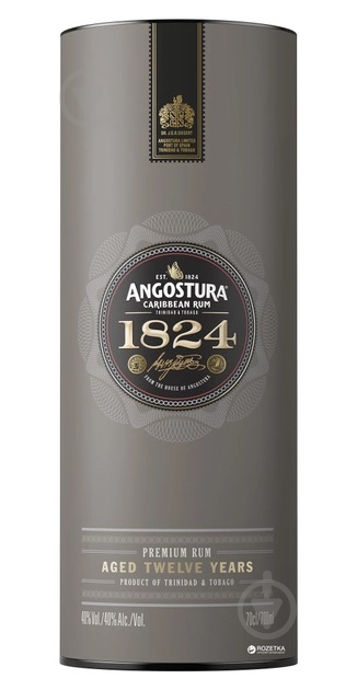 Ром Angostura 1824 40% 0,7 л - фото 1