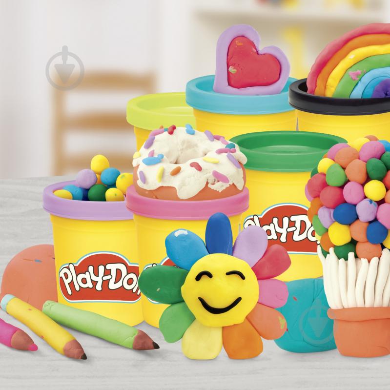 Набір маси для ліплення Play-Doh 30 баночок F0634 - фото 4 Набір маси для ліплення Play-Doh 30 баночок F0634 - фото 4