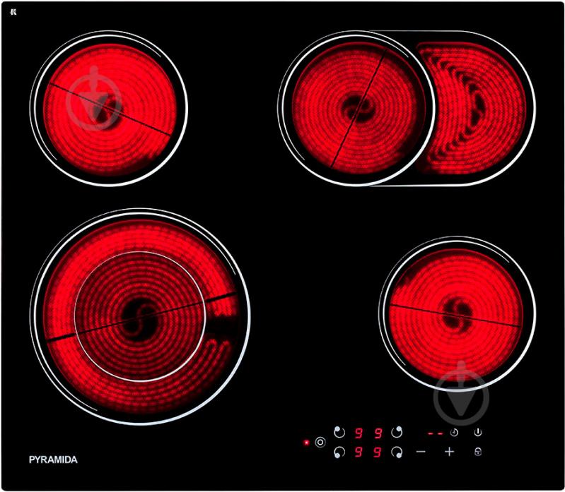 Варильна поверхня електрична Pyramida VCH 642/2 UCC - фото 1