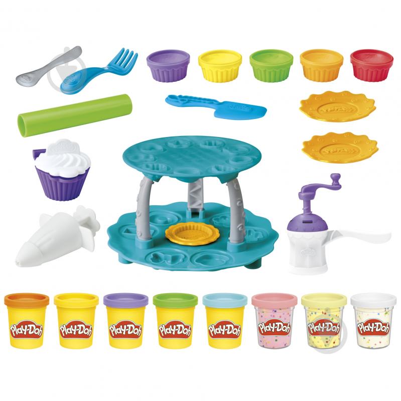 Набір для творчості Play-Doh з масою для ліплення Вежа капкейків G0529 - фото 3