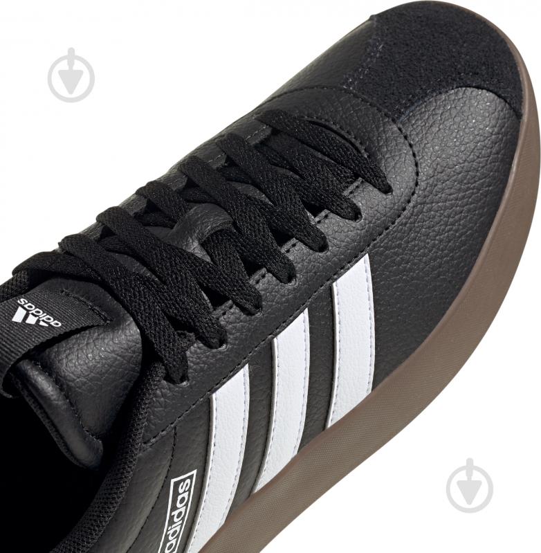 Кросівки чоловічі демісезонні Adidas VL COURT 3.0 ID6286 р.41 1/3 чорні - фото 5