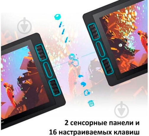 Монітор графічний Huion Kamvas Pro 20 (2019) 19,5" GT1901 black - фото 6