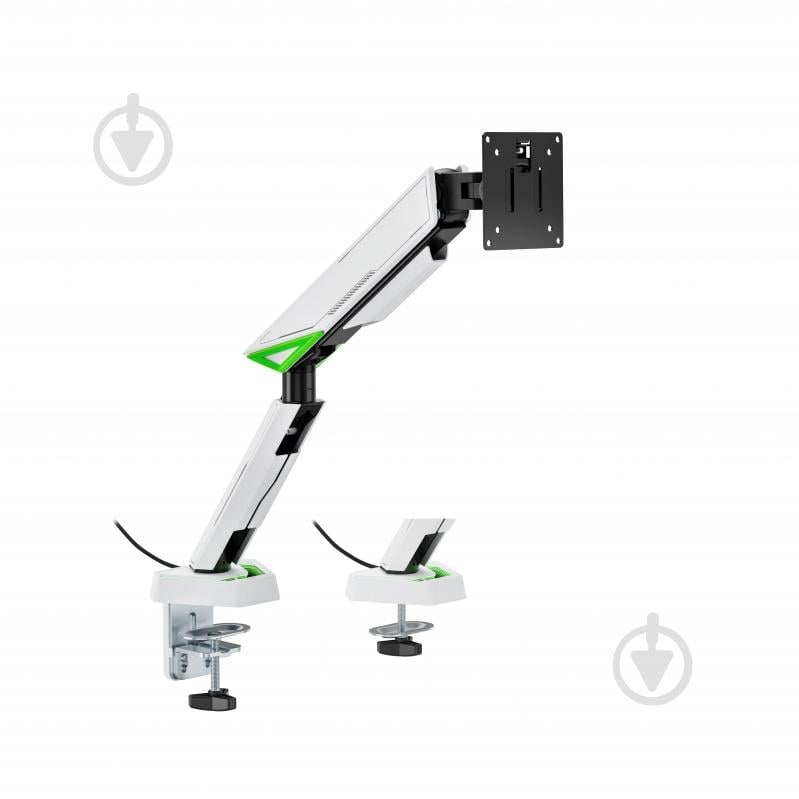 Кріплення GamePro настільне для монітора Gamepro MAG201W поворотно-похилі 17"-45" білий - фото 1 Кріплення GamePro настільне для монітора Gamepro MAG201W поворотно-похилі 17"-45" білий - фото 1