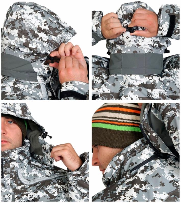 Костюм Norfin Explorer 172-174 р. M camo –40 °C 340102-M - фото 6