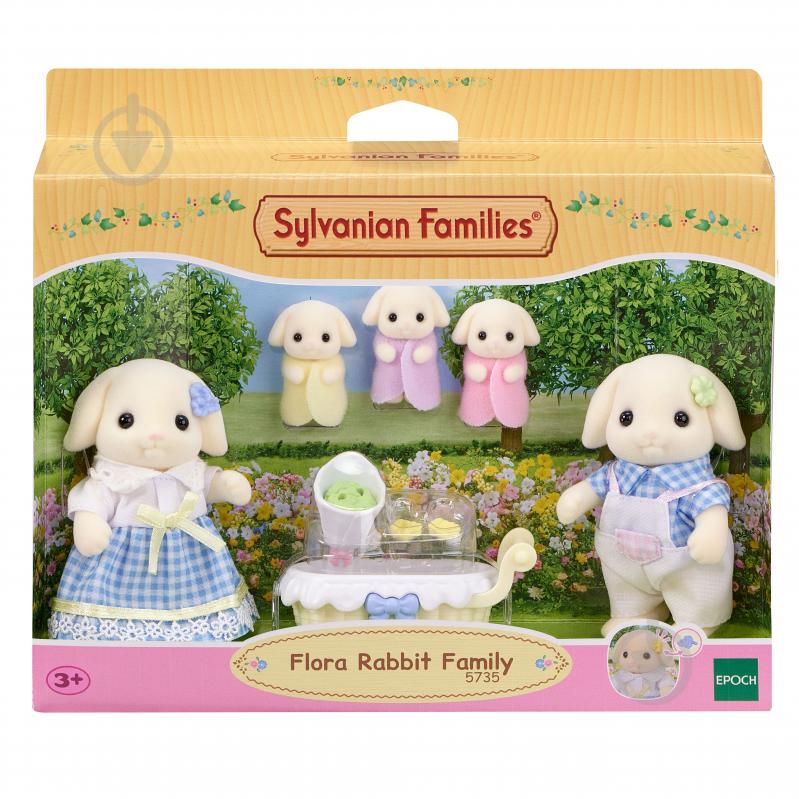 Игровой набор Sylvanian Families "Семья Цветочных кроликов" (5735) 5735 - фото 1