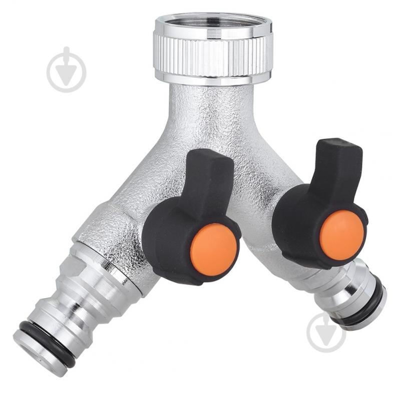 Адаптер Claber 3/4" выход 2-канальный Y - фото 1 Адаптер Claber 3/4" выход 2-канальный Y - фото 1