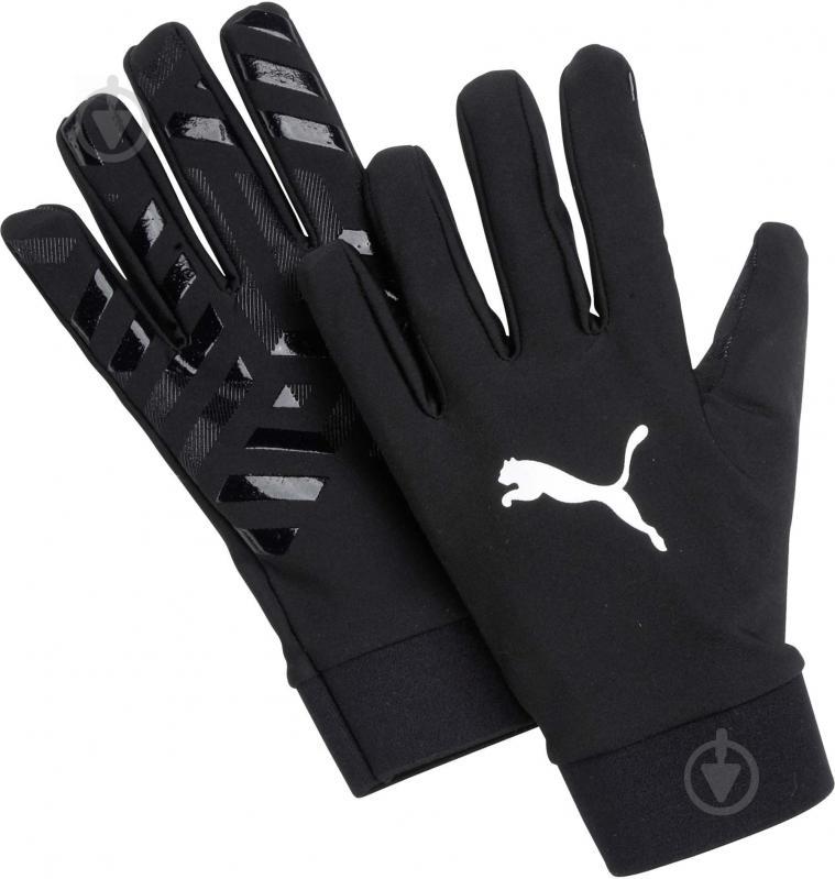 Варежки Puma FIELD PLAYER GLOVE 4114601 р.8 черный - фото 1