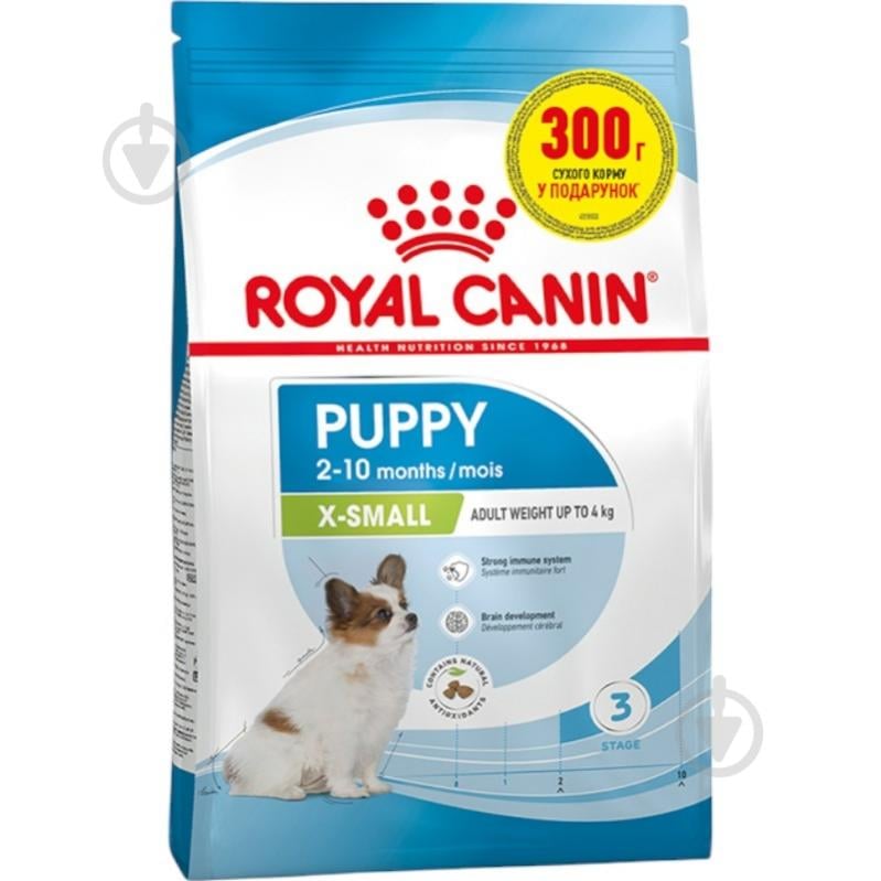 Корм сухой Royal Canin для собак XSMALL PUPPY 1,5 кг - фото 1