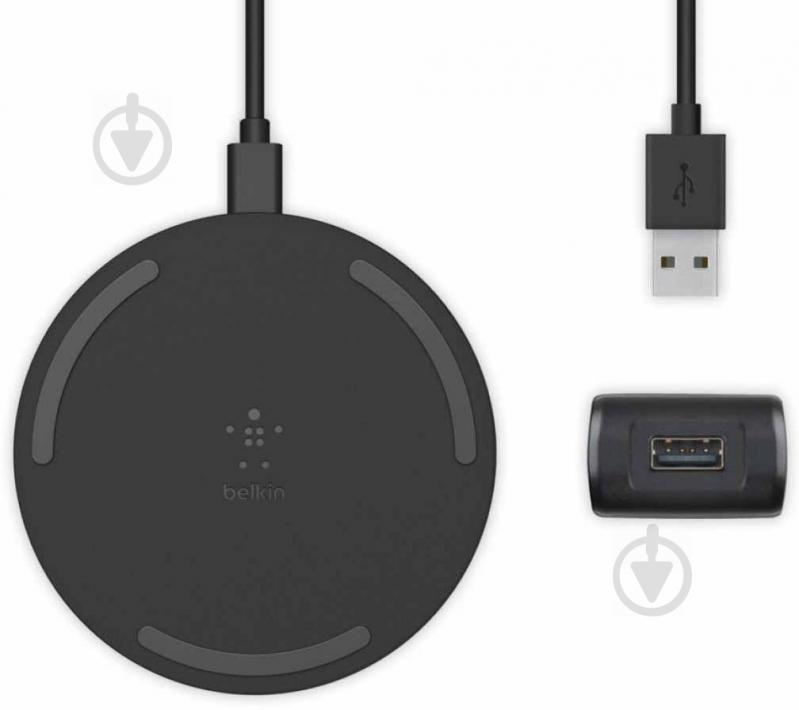 Беспроводное зарядное устройство Belkin Pad Wireless Charging Qi, 10W, no PSU - фото 2