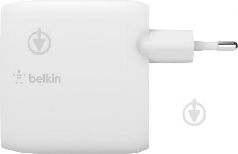 Зарядное устройство Belkin Gan (50+18w) Dual Usb-с, White (wch003vfwh) - фото 4