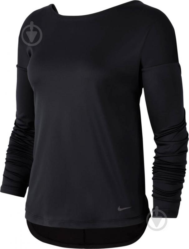 Футболка Nike W NP DRY ELASTIKA LS TOP ESSNT CJ3225-010 р.L чорний - фото 1